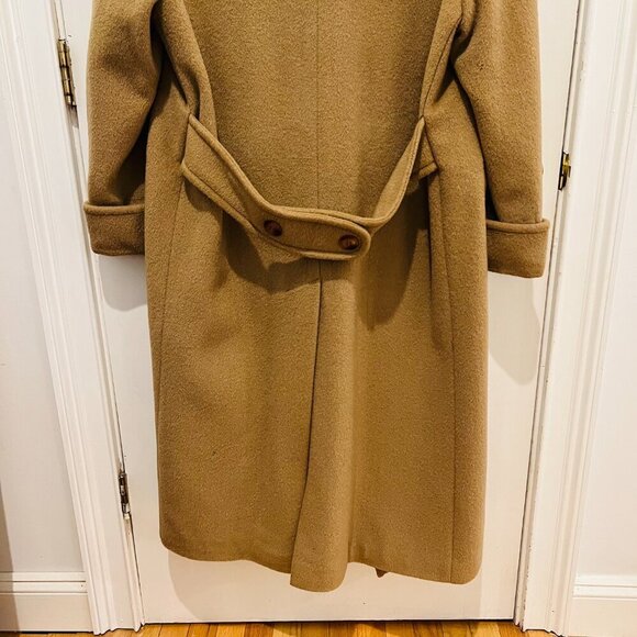 Larry Levine Women's Double Breasted Peacoat Wool Over Coat Size 14 - Picture 16 of 16
